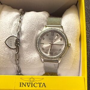Invicta Angel Women's Watch - 30mm, Steel With Bracelet Set